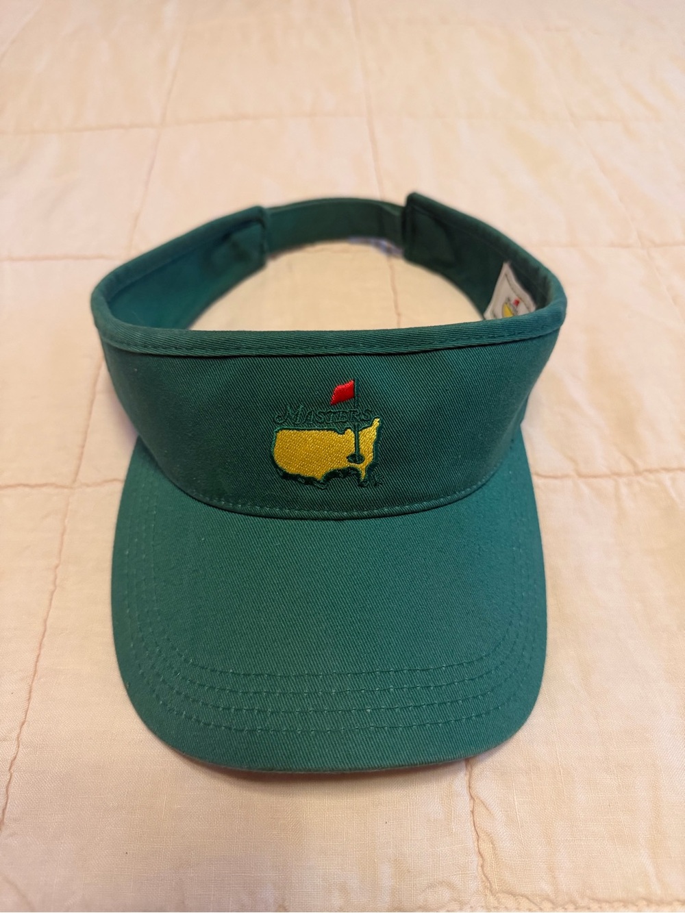 Masters Green Embroidered Golf Visor